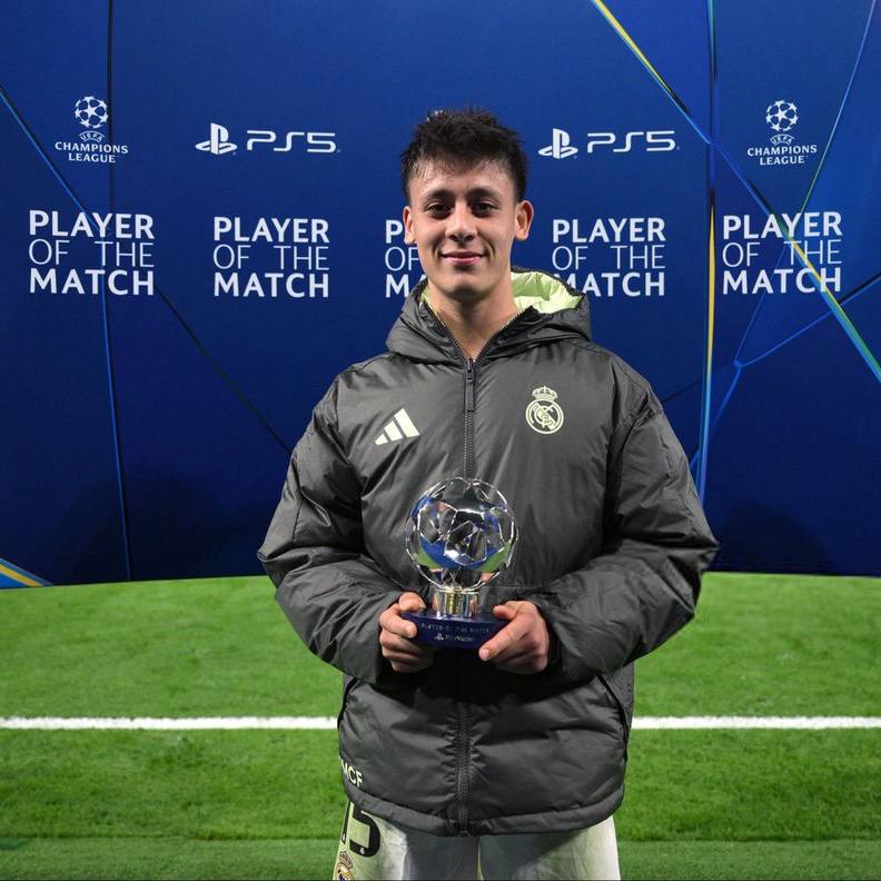 ŞAMPİYONLAR LİGİ'NDE ARDA GÜLER DAMGASI: MAÇIN OYUNCUSU SEÇİLDİ