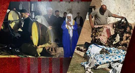 ŞANLIURFA'DA İLGİNÇ OLAY! SABAHA KADAR DUA EDİP ZİKİR ÇEKTİLER, SÖNMEYEN ATEŞ SÖNDÜ!