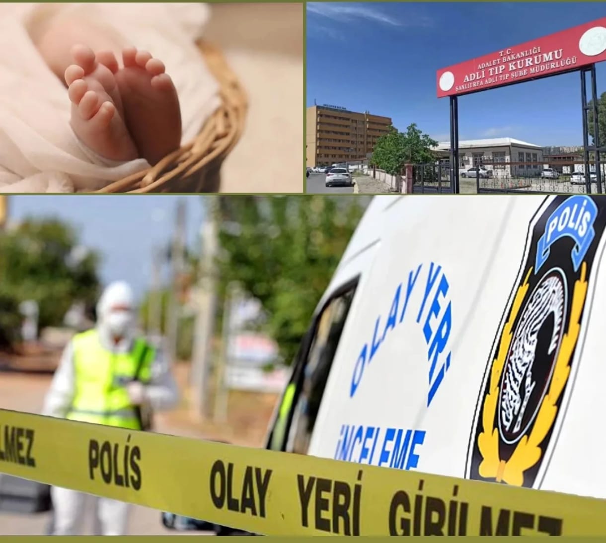 ŞANLIURFA’DA EMLAKÇI TABELASI ALTINDA KORKUNÇ GERÇEK! 4 AYLIK BEBEK HAYATINI KAYBETTİ