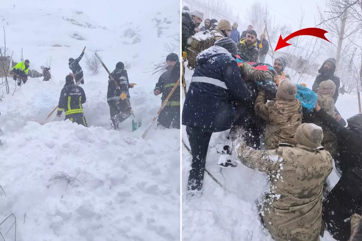 VAN’DA ÇIĞ FELAKETİ: İKİ MAHALLEYİ VURDU, 61 YAŞINDAKİ KADIN HAYATINI KAYBETTİ