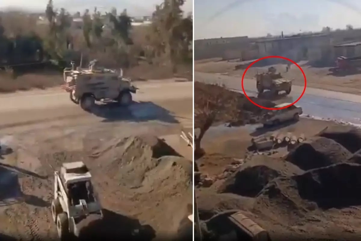TÜRKİYE SINIRINA YAKIN NOKTADA DİKKAT ÇEKEN HAREKETLİLİK: ABD KONVOYU SURİYE’DE GÖRÜNTÜLENDİ