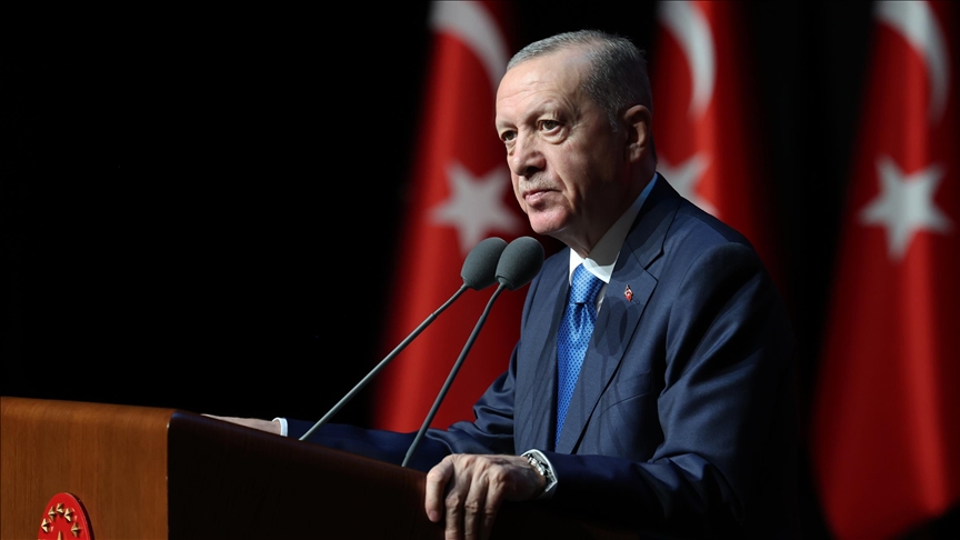ERDOĞAN'DAN DOĞU AKDENİZ'DE DÜŞÜRÜLEN İRAN FÜZESİYLE İLGİLİ AÇIKLAMA