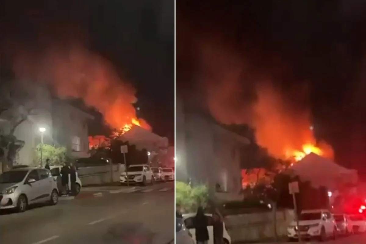 İRAN FÜZELERİ İSRAİL’DE YETKİLİLERİN EVLERİNİ HEDEF ALDI