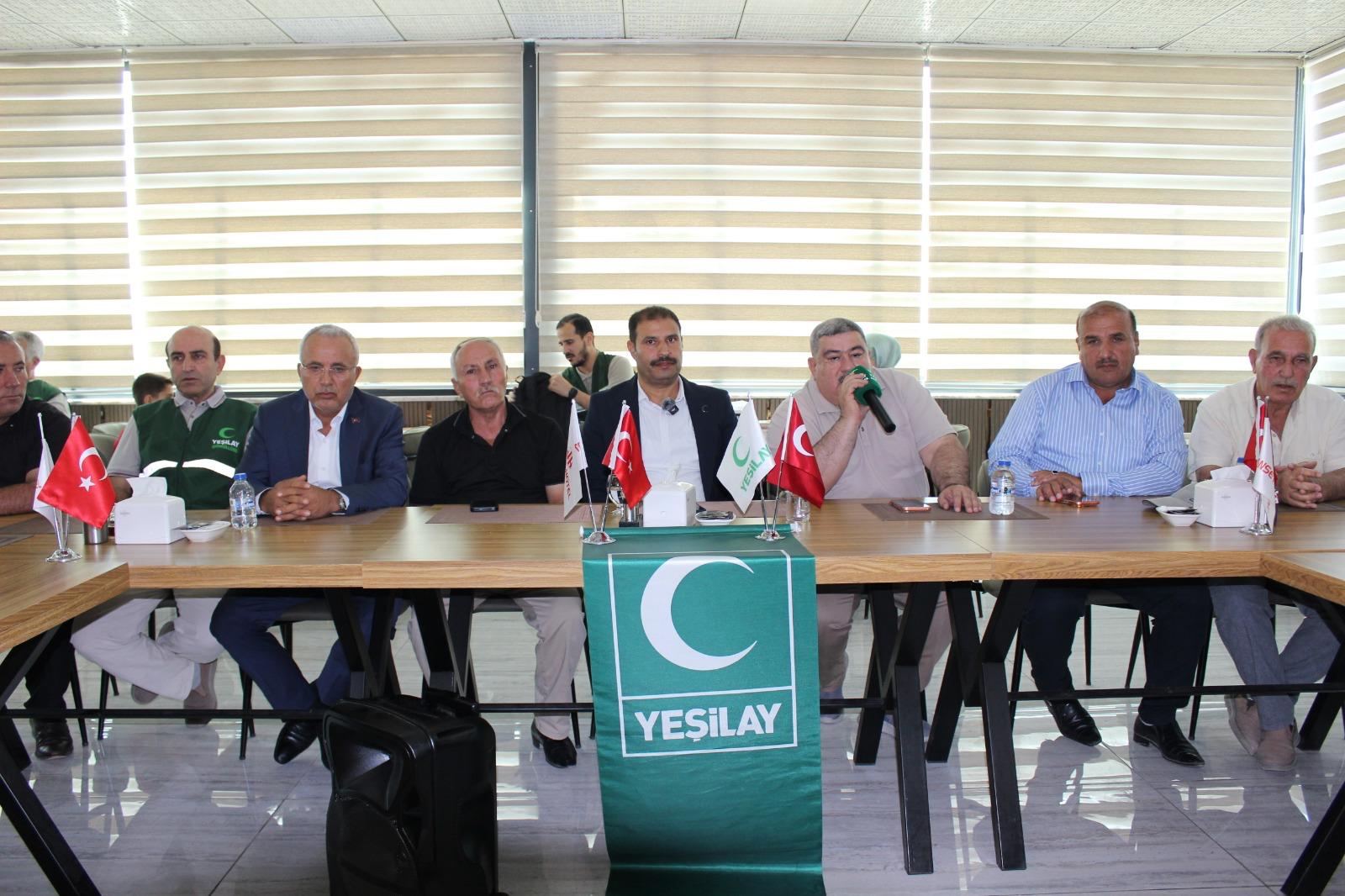 Yeşilay Şanlıurfa Şubesi, Muhtarlarla Bağımlılıkla Mücadele İçin Buluştu