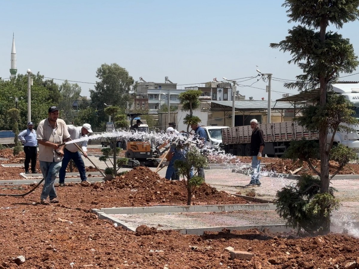EYYÜBİYE’DE YEŞİL DÖNÜŞÜM: BUĞDAY PAZARI’NDA SONA GELİNDİ