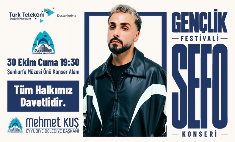 SEFO ŞANLIURFA’DA SAHNE ALACAK: KONSER ÜCRETSİZ OLACAK