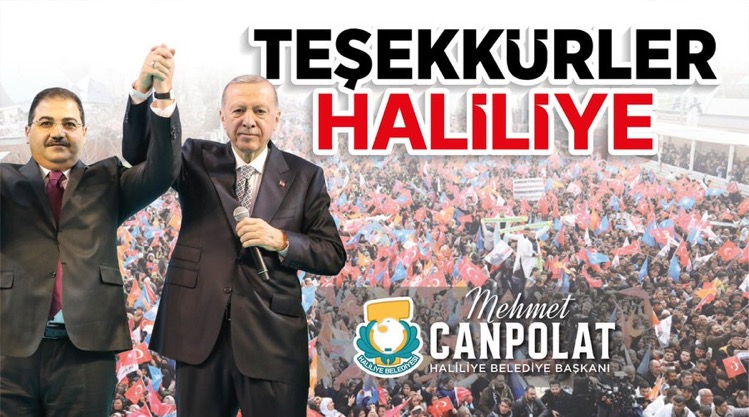 Canpolat'tan Haliliye'ye Teşekkür Mesajı;