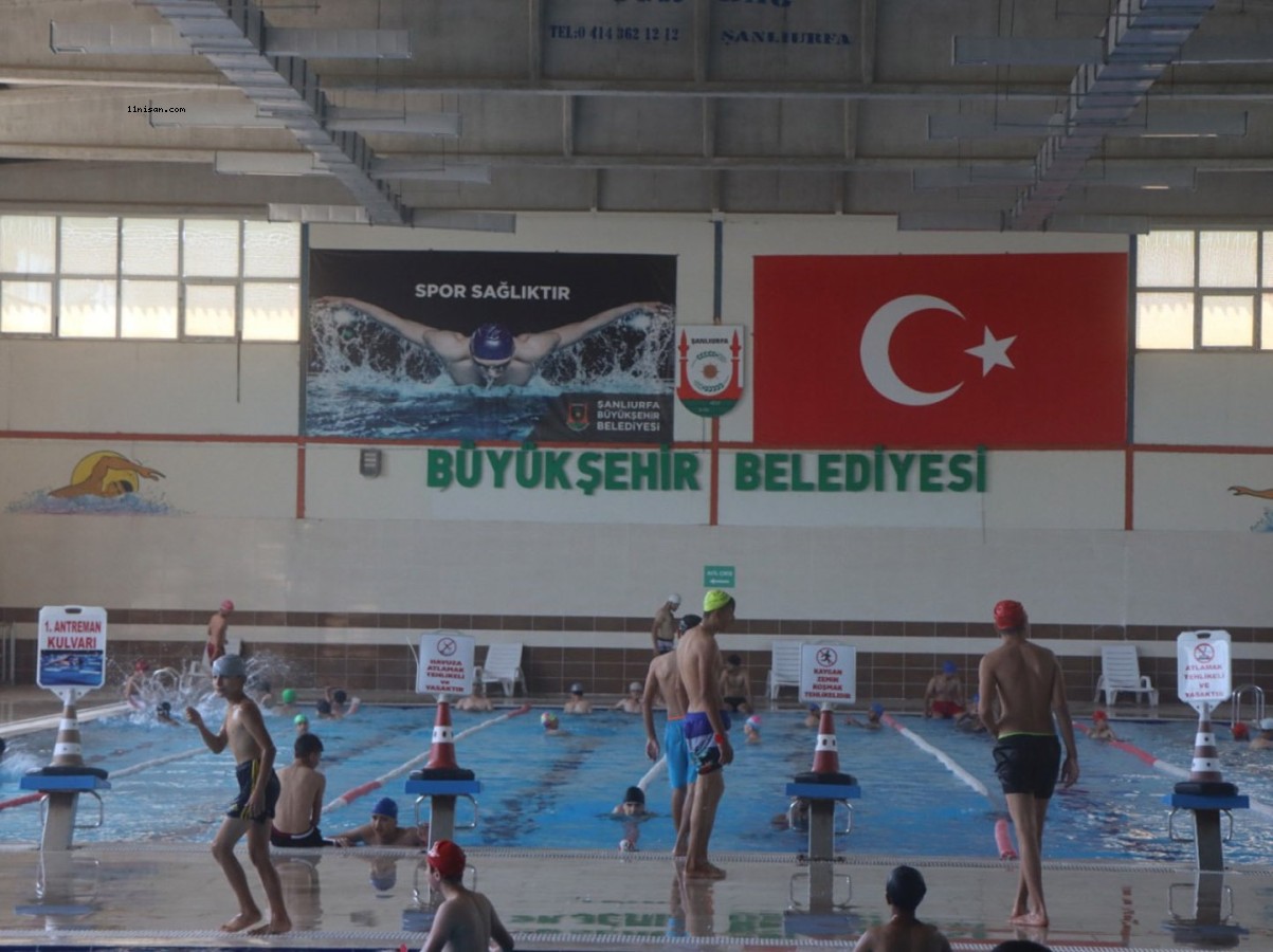 ŞANLIURFA BÜYÜKŞEHİR BELEDİYESİ AÇIK YÜZME HAVUZLARI AÇILIYOR;