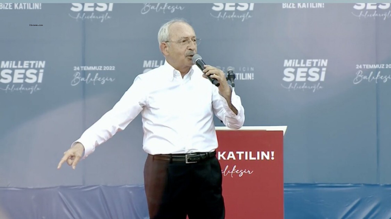 CHP Cumhurbaşkanı adayını açıkladı;