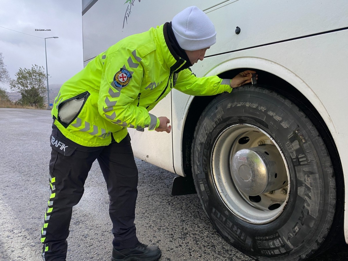 Şanlıurfa’da Kış Lastiği Denetimleri Başladı;