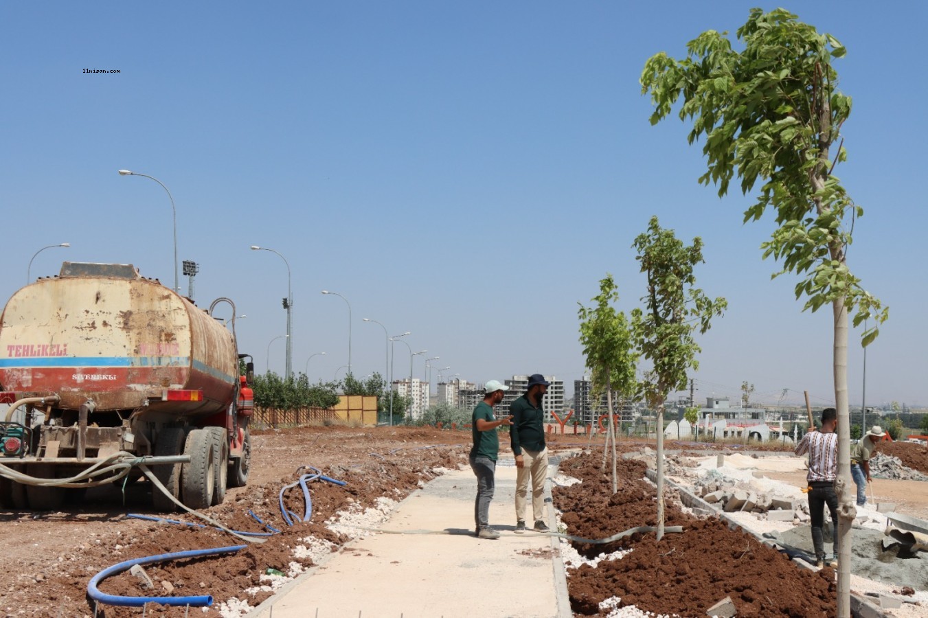 Büyükşehirden park çalışması;