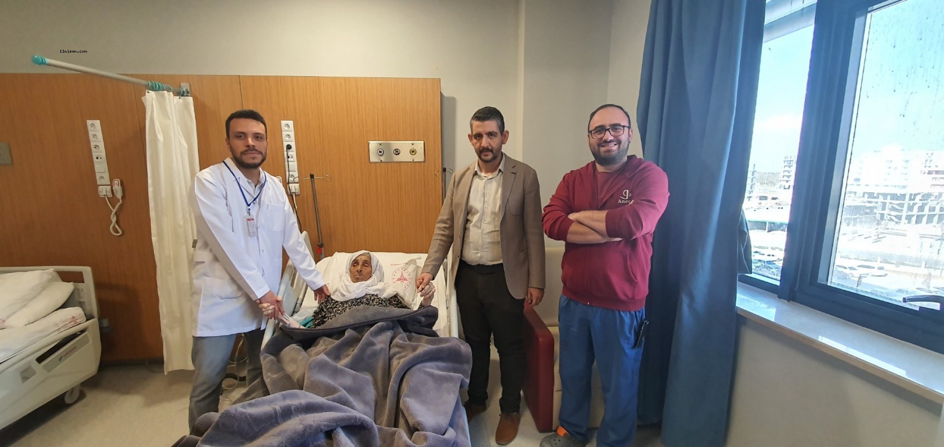 Urfa’da 105 yaşındaki hasta ameliyatla sağlığına kavuştu;