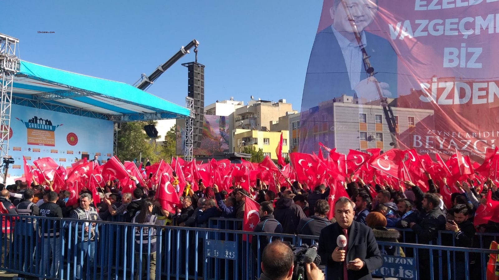 Cumhurbaşkanı Erdoğan Urfa'da;