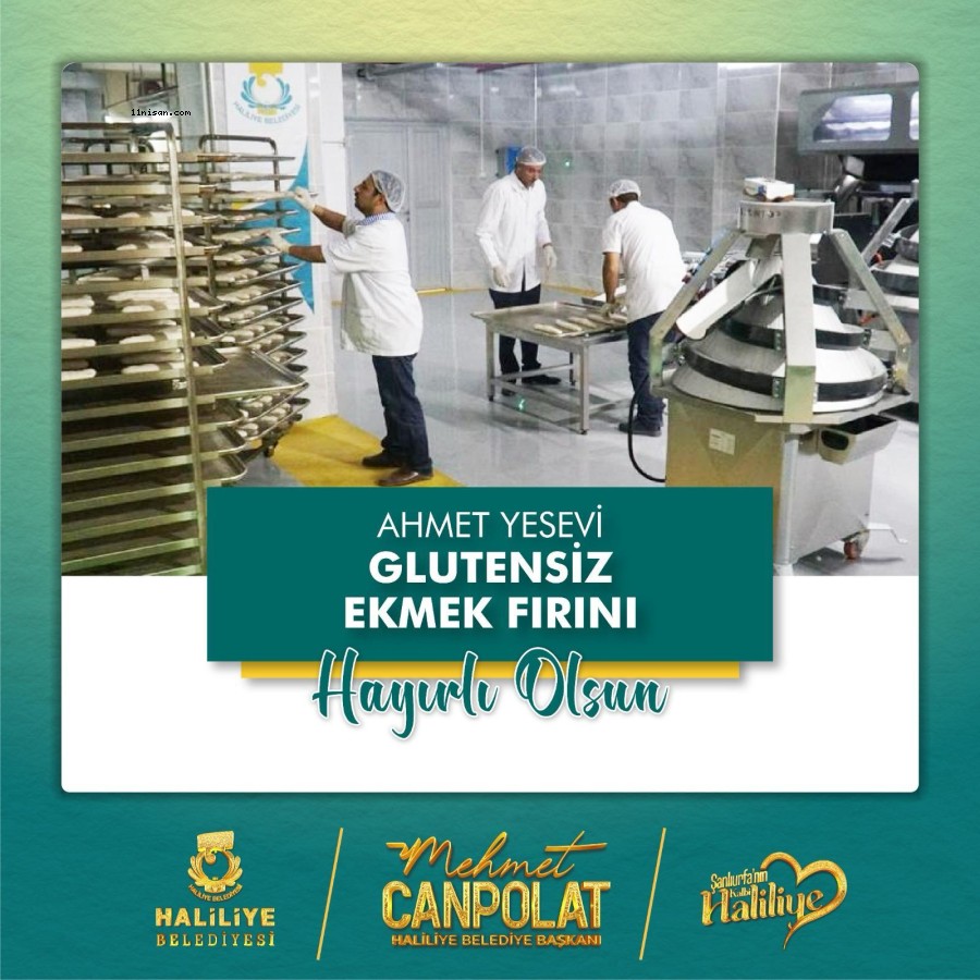 HALİLİYE BELEDİYESİ, GLUTENSİZ EKMEK ÜRETİMİ İLE ÇÖLYAKLILARIN YANINDA