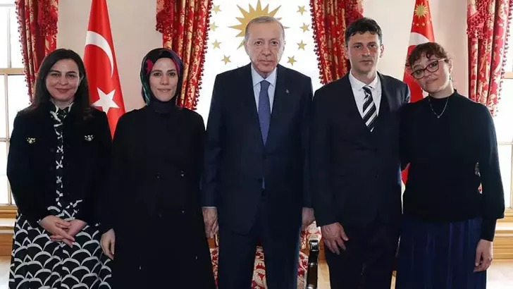 Cumhurbaşkanı Erdoğan, Minguzzi ailesi ile görüştü;