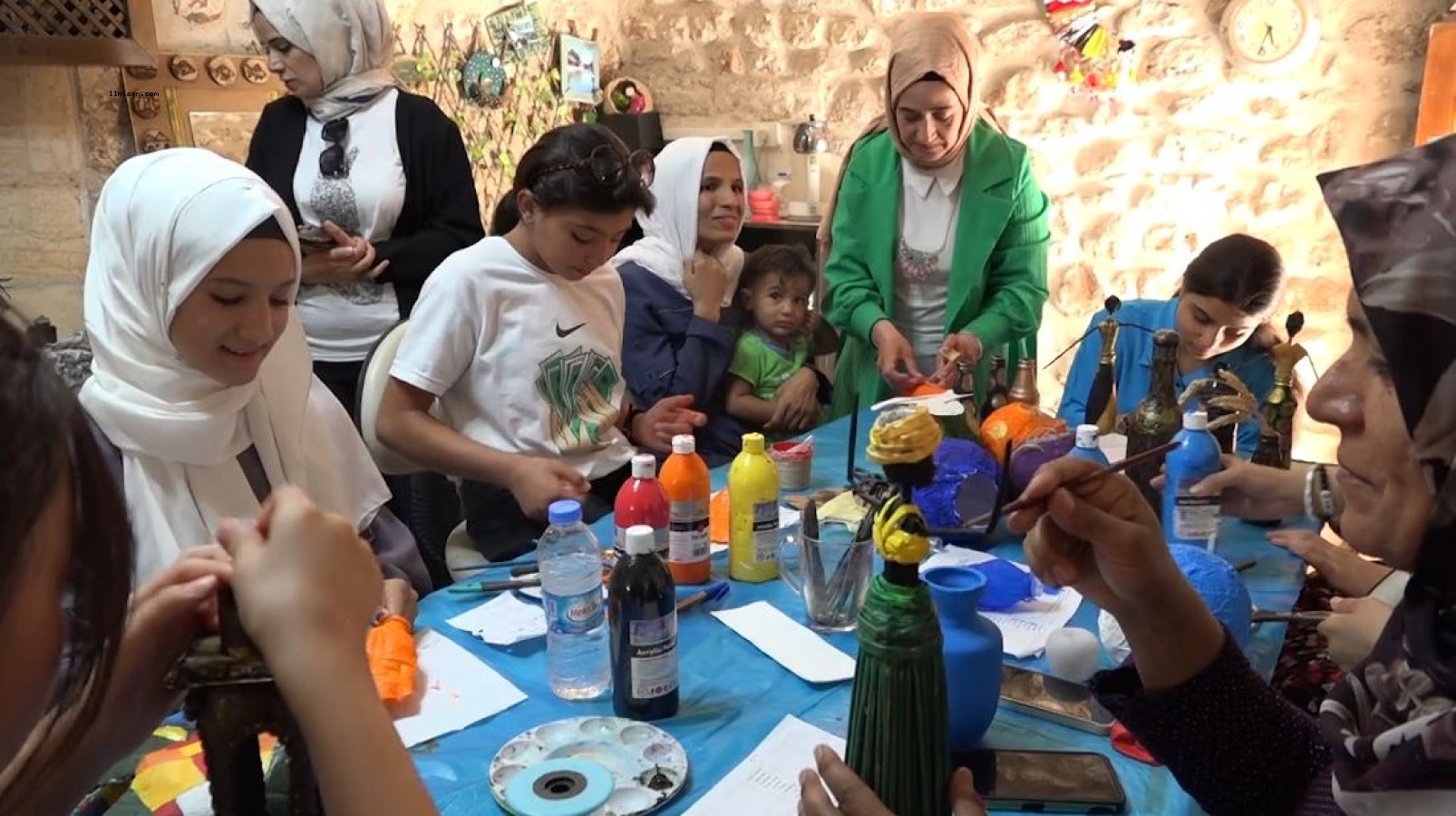 Sanat Sokağı’ndaki kurslara ilgi yoğun;