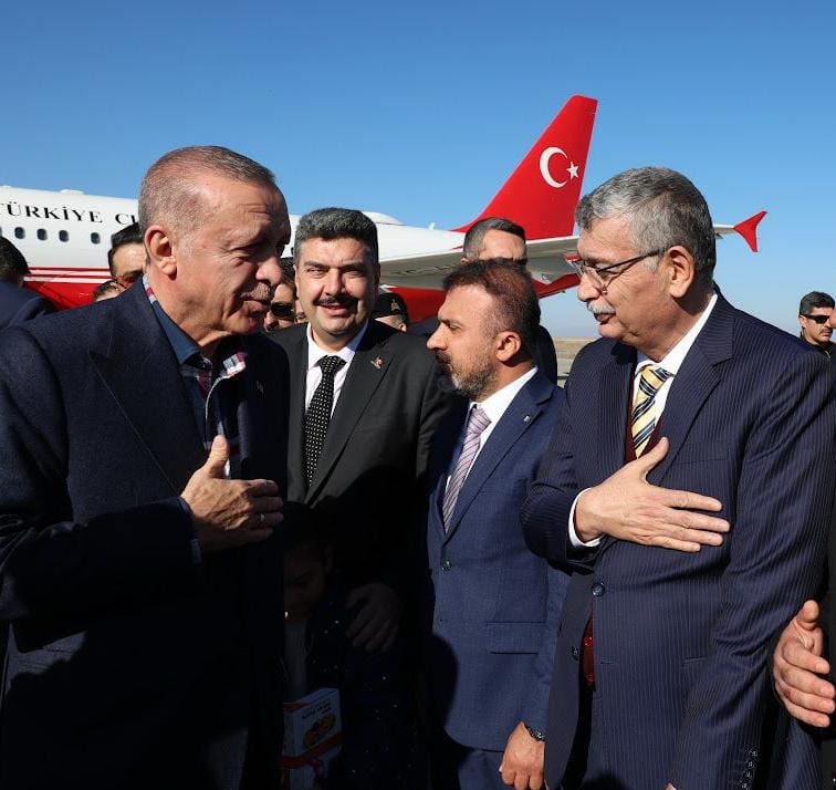 Vekil Güvenç Şanlıurfa’da Erdoğan ile buluştu;