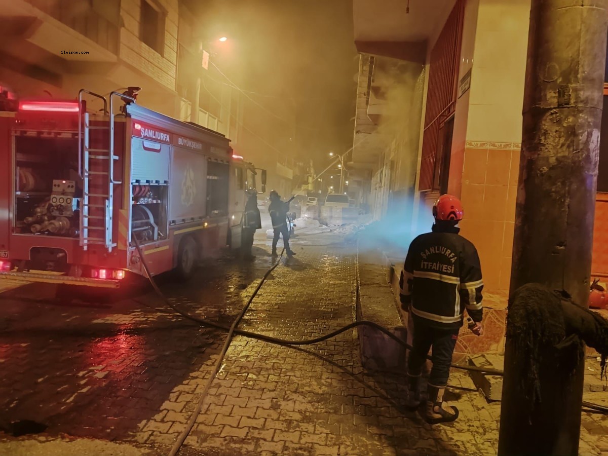 Urfa'da sabah saatlerinde fırında yangın!;