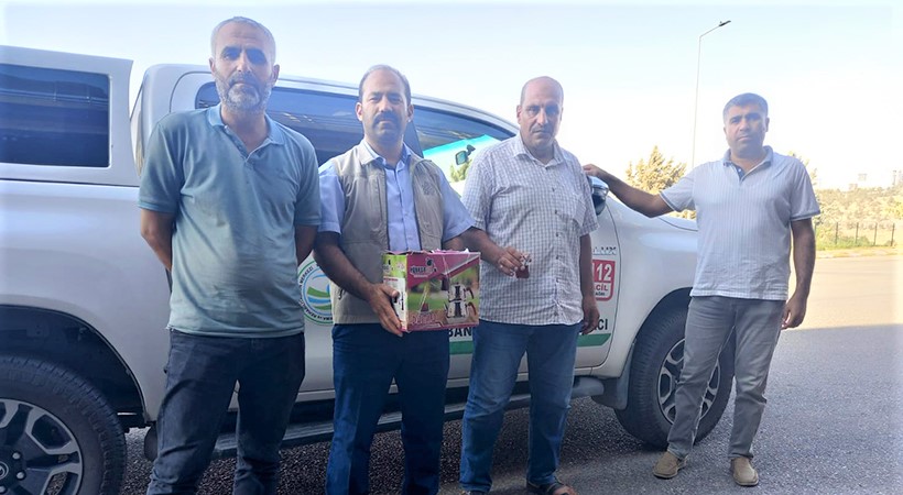 Şanlıurfa’da yaralı halde bulunan peçeli baykuş tedavi altına alındı;