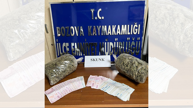 Bozova'da 2 kilo 80 gram skunk ele geçirildi;