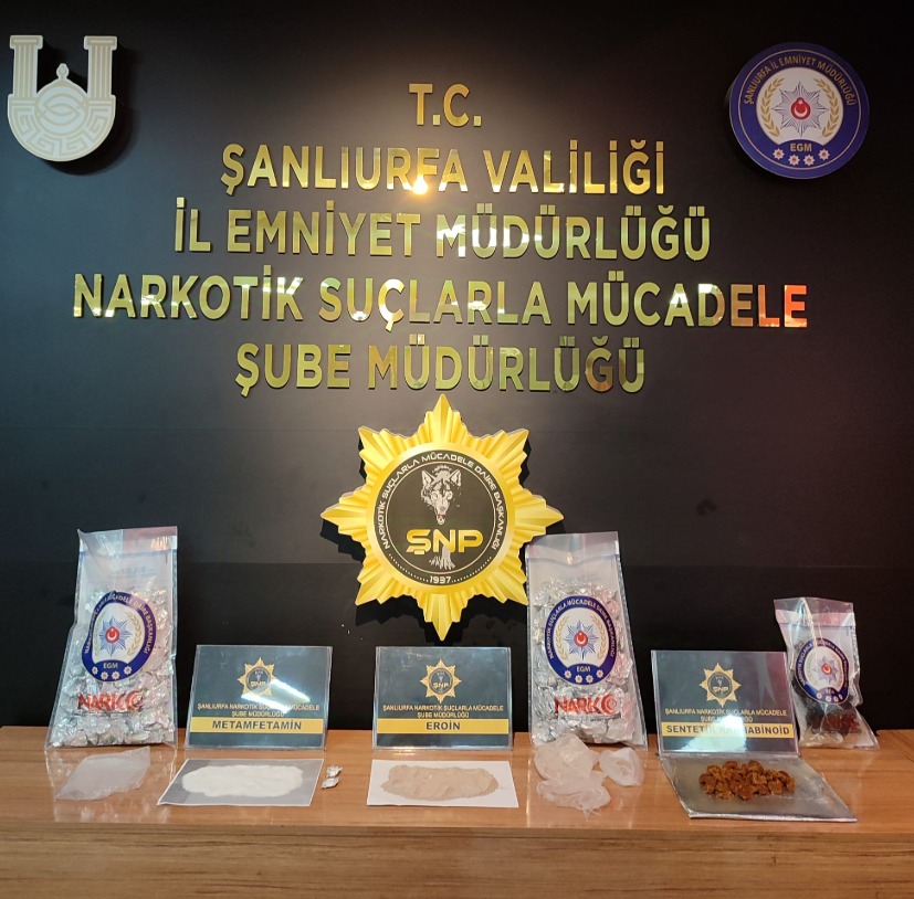Şanlıurfa’da Uyuşturucu Operasyonu