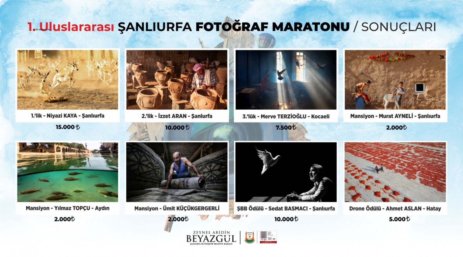 Urfa’da fotoğraf maratonu sona erdi;