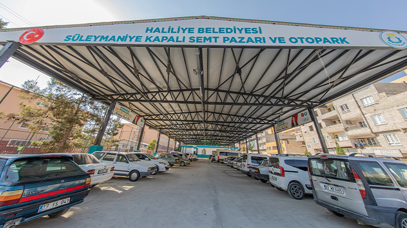 Süleymaniye’ye kapalı semt pazarı kazandırıldı;