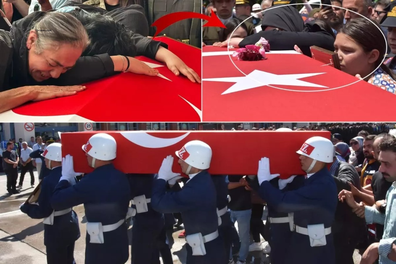 TÜRKİYE KAHRAMANLARINI UĞURLUYOR! ŞEHİDİN KIZINDAN HERKESİ AĞLATAN HAREKET
