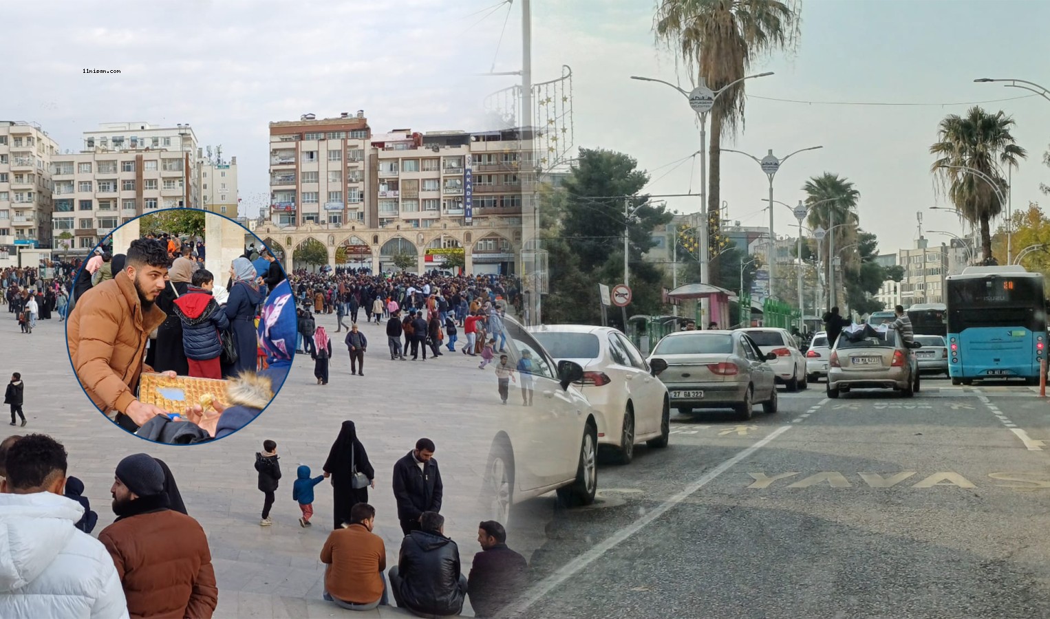 Şanlıurfa’da Esad kutlaması;