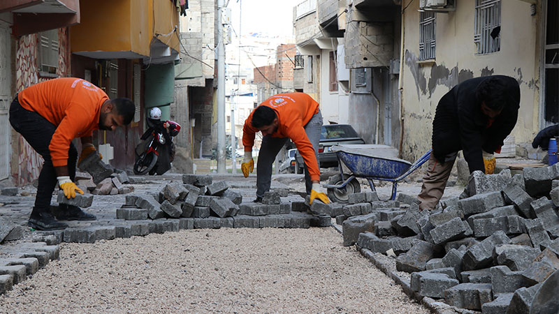 Haliliye’de konforlu yollar hizmete sunuluyor;