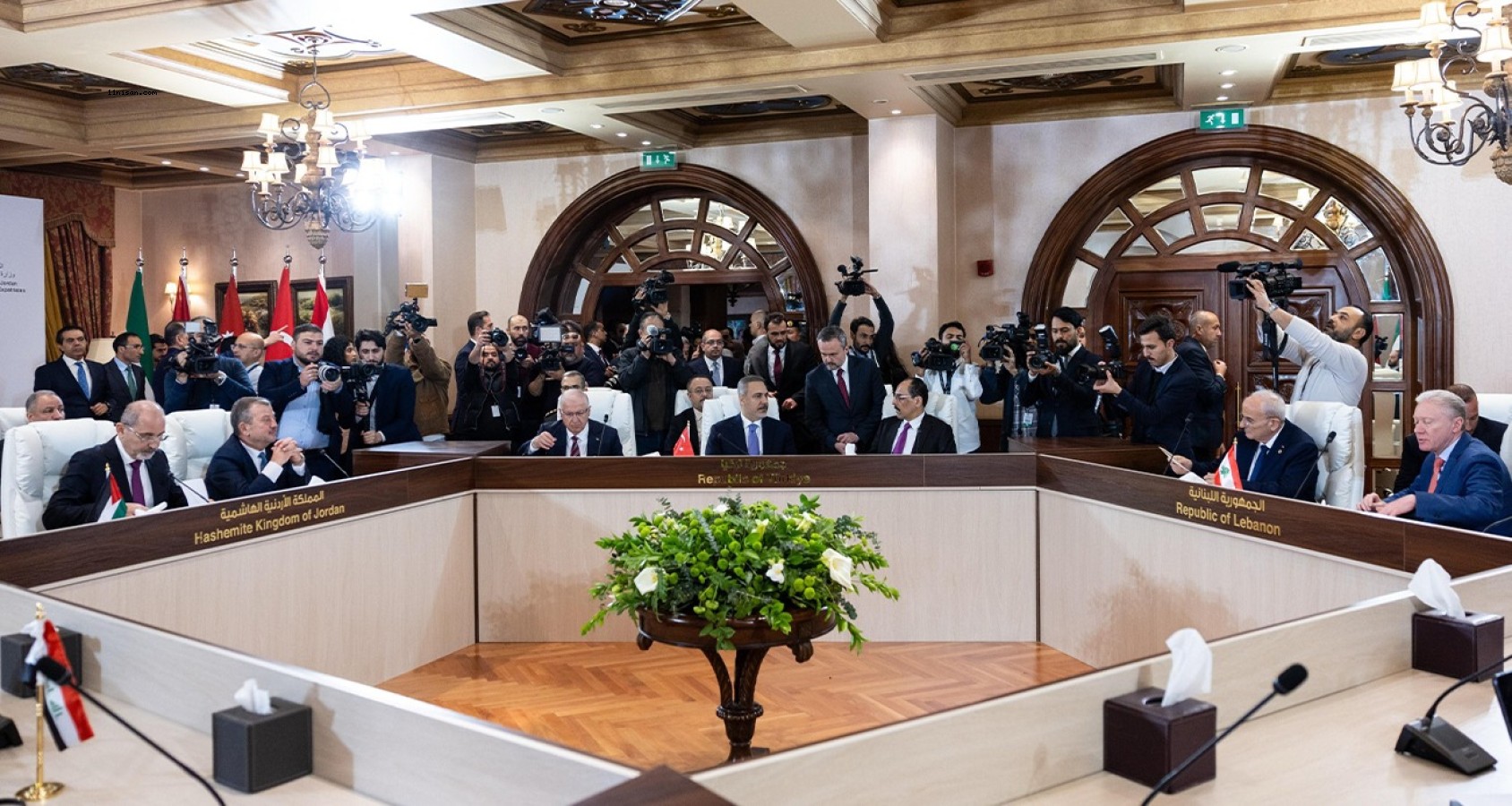 Türkiye, Suriye, Irak, Ürdün ve Lübnan’dan ortak bildiri;