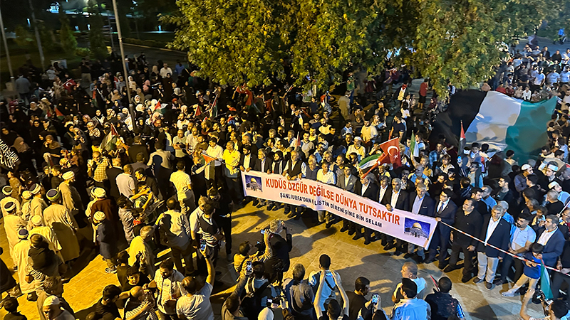 Şanlıurfa İHH’da Gazze’ye destek devam ediyor;