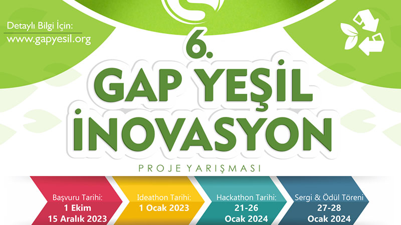 Şanlıurfa Büyükşehir Belediyesinden 6. GAP Yeşil İnovasyon Yarışması;