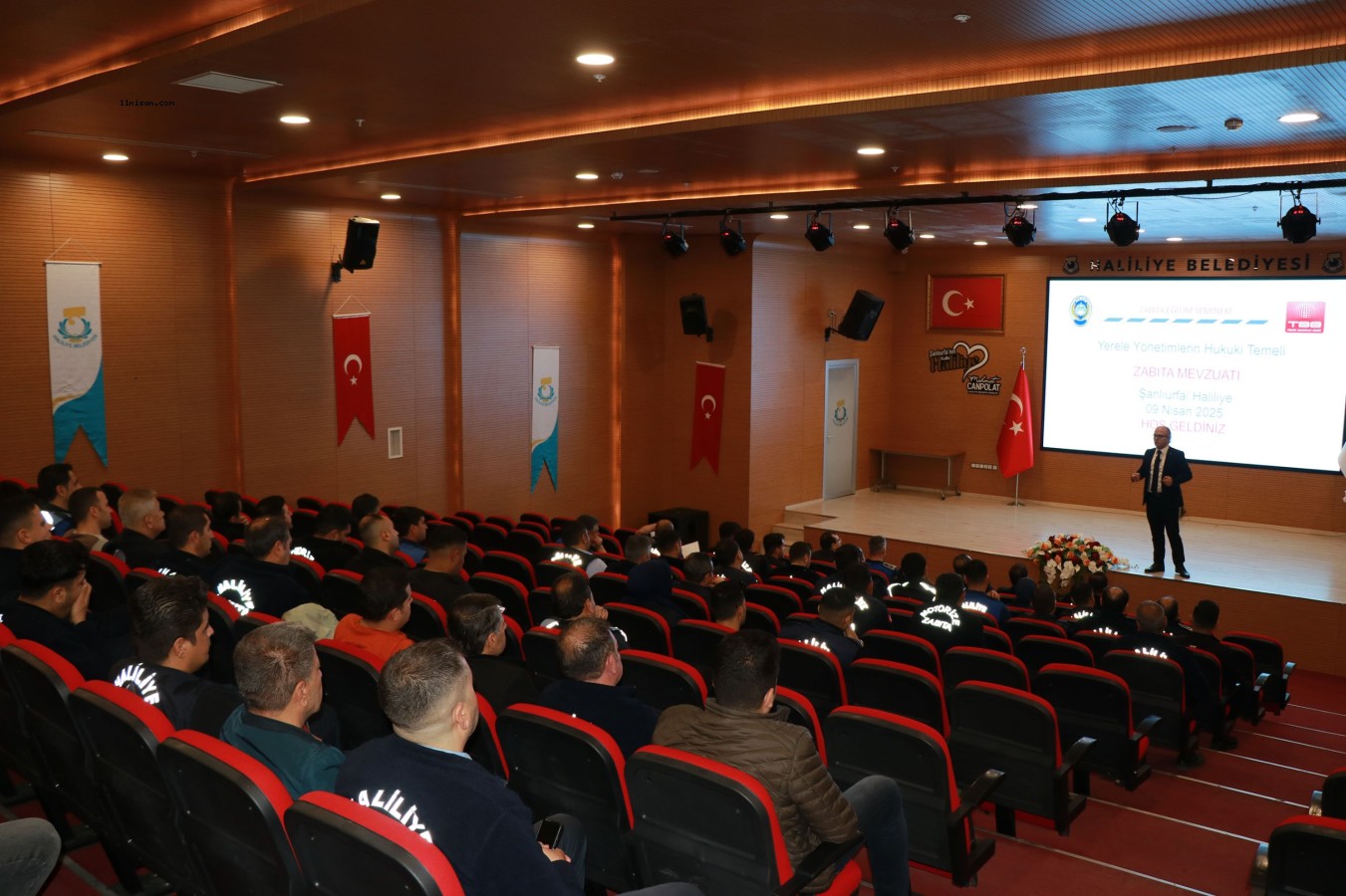 HALİLİYE BELEDİYESİ ZABITA PERSONELİNE MEVZUAT EĞİTİMİ VERİLDİ;