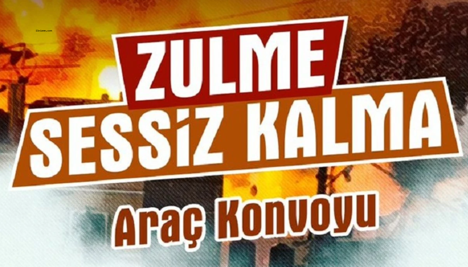 Şanlıurfa'da Gazze'ye destek konvoyu!;
