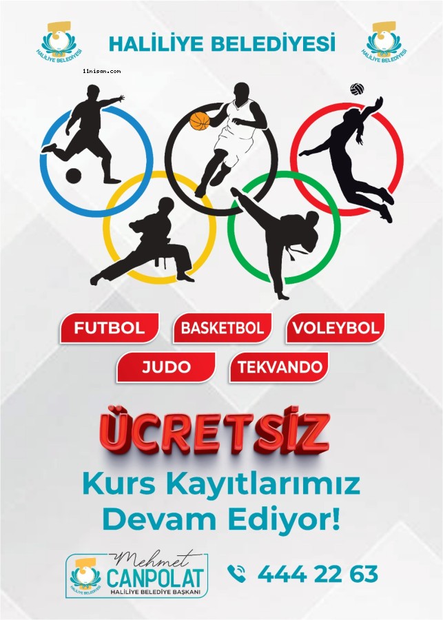 Haliliye'de Spor Kursları kayıtları Devam Ediyor;