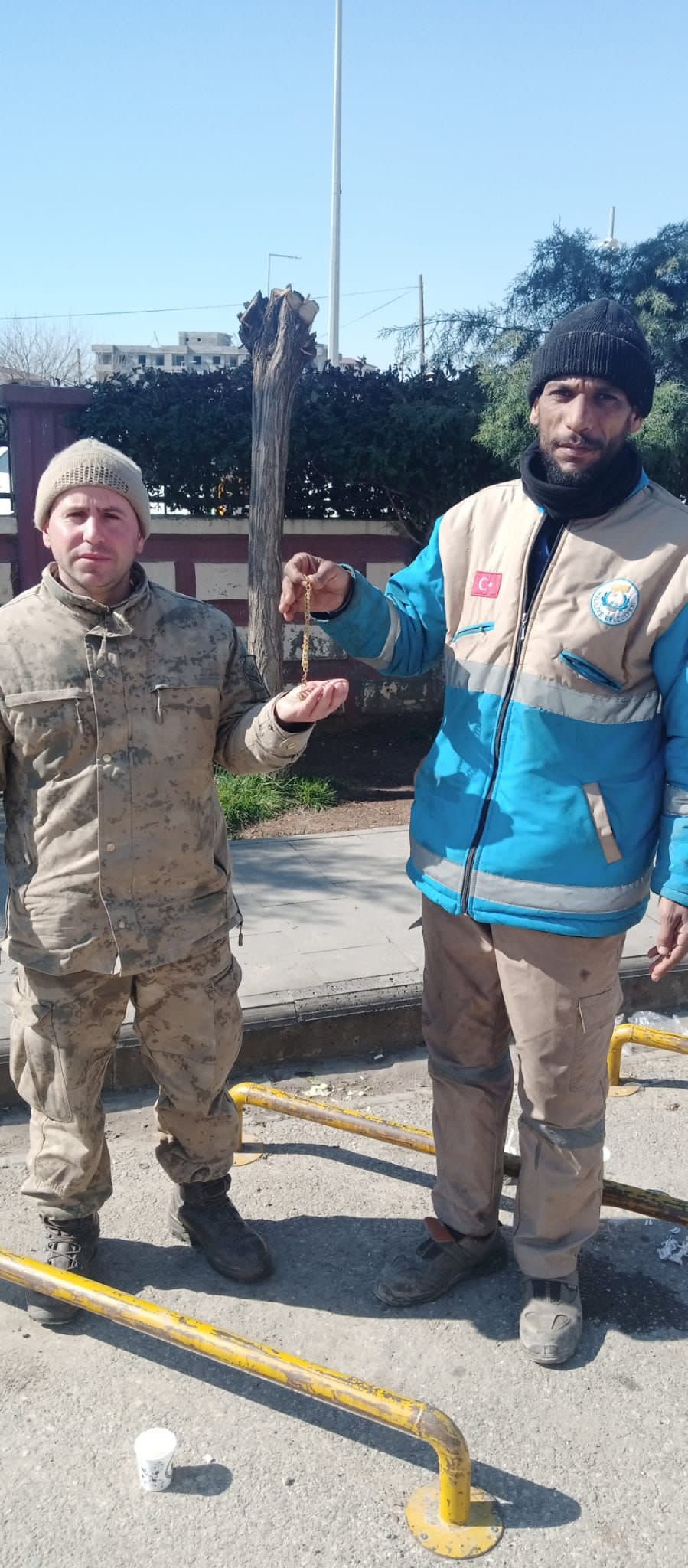 HALİLİYE TEMİZLİK PERSONELİNDEN ADIYAMAN’DA ÖRNEK DAVRANIŞ