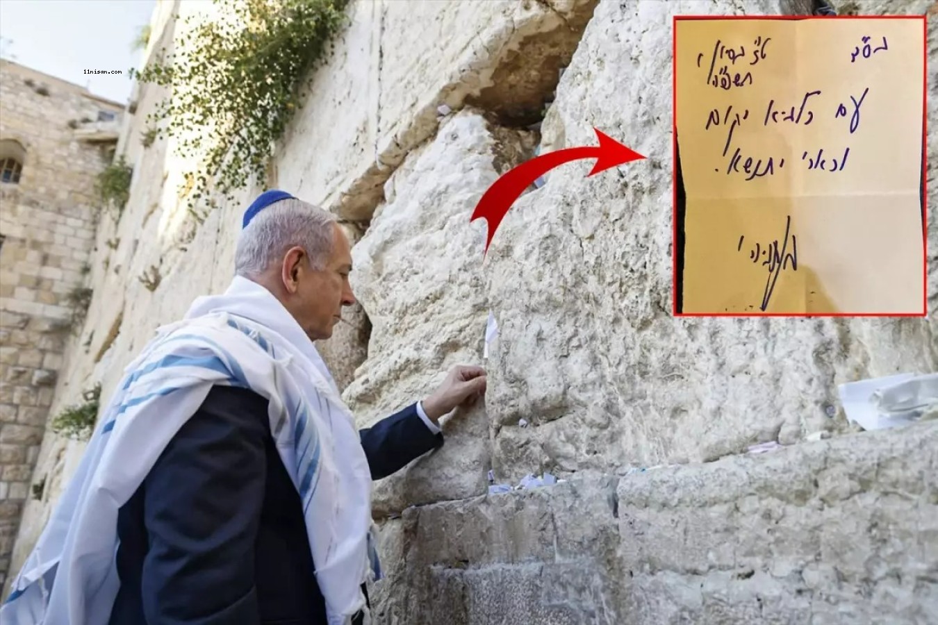 NETANYAHU SALDIRININ İŞARETİNİ BIRAKTIĞI NOTLA VERMİŞ;