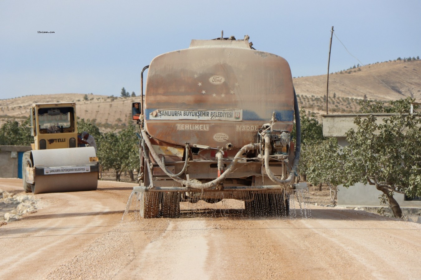 Büyükşehir’den Halfeti'de yol çalışması