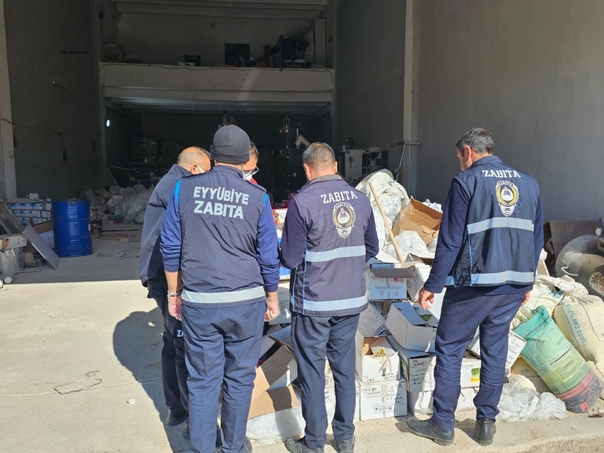 Eyyübiye’de Büyük Zabıta Operasyonu;