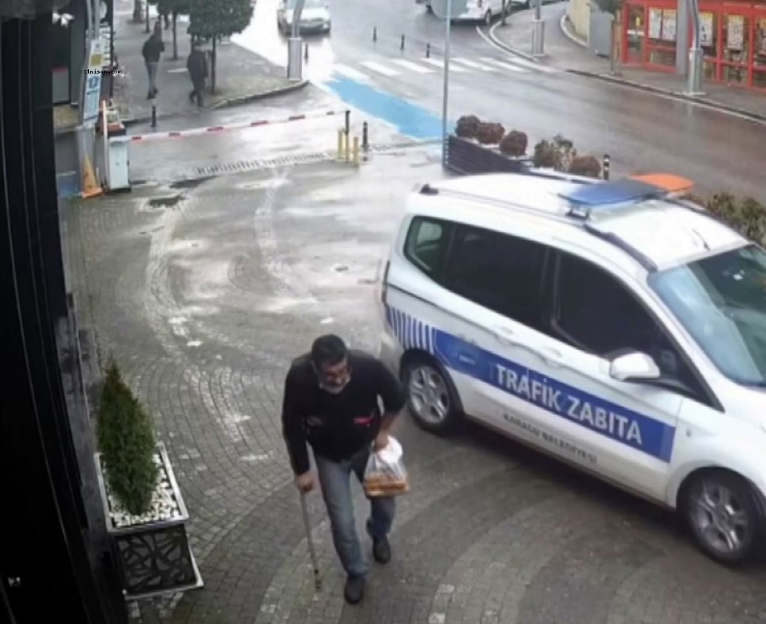Dilencinin "Oscarlık" performansı zabıtayı görünce son buldu...;