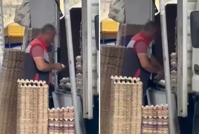 BÖYLE ESNAF OLMAZ OLSUN! YAPTIĞI AHLAKSIZLIĞI VATANDAŞ BÖYLE KAYDETİ