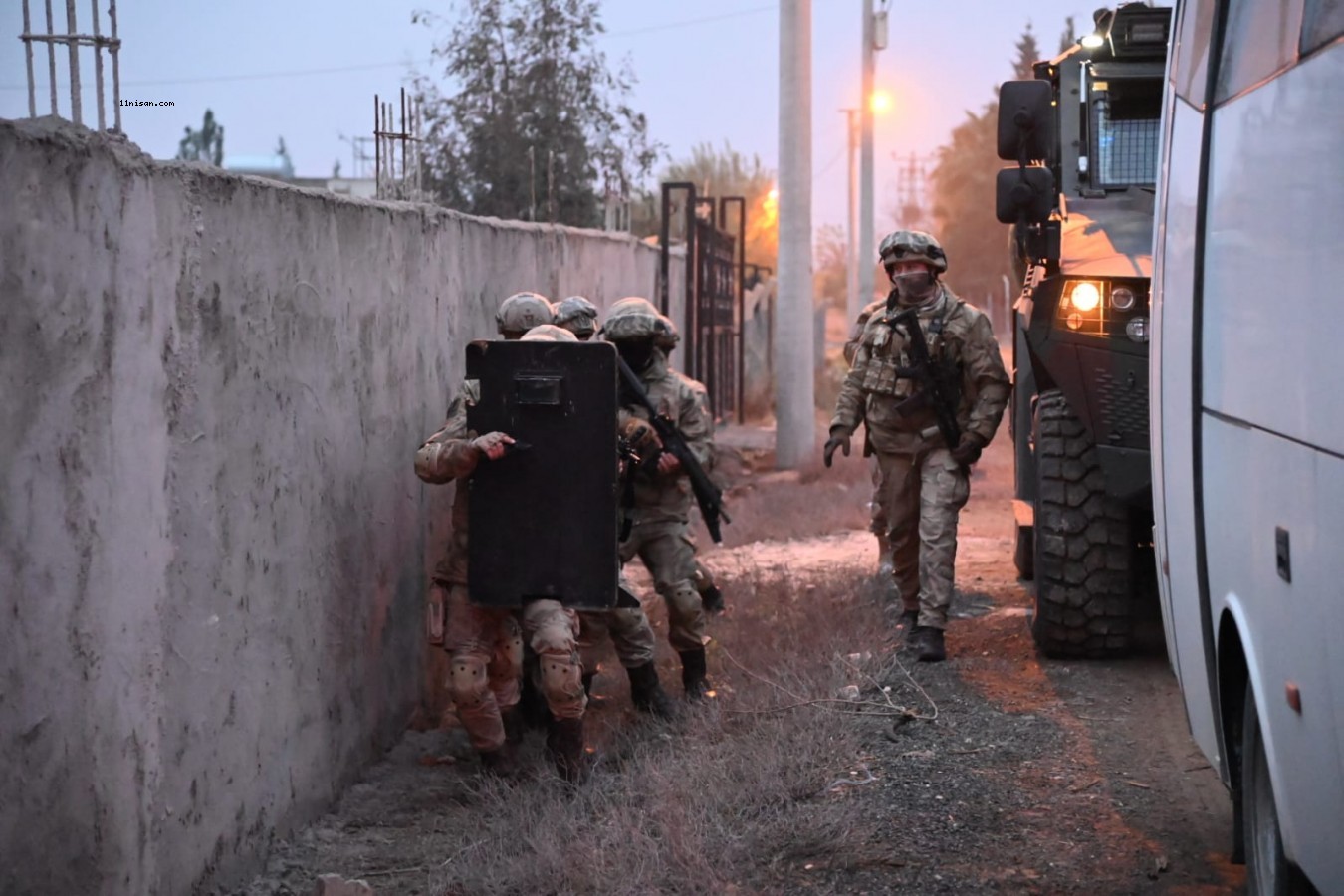 Şanlıurfa’da dev operasyonun görüntüleri paylaşıldı;