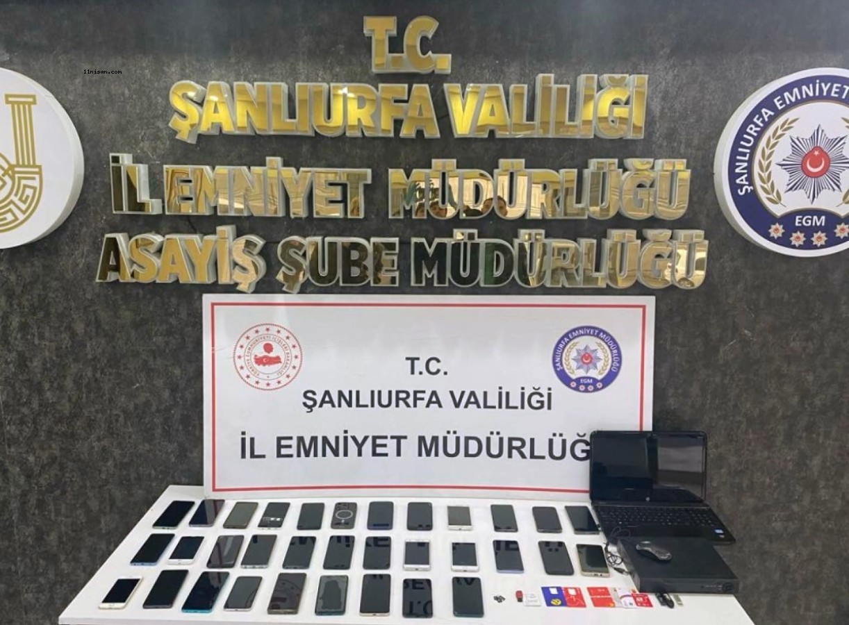 Şanlıurfa merkezli yapılan operasyonlarda 31 dolandırıcı yakalandı;