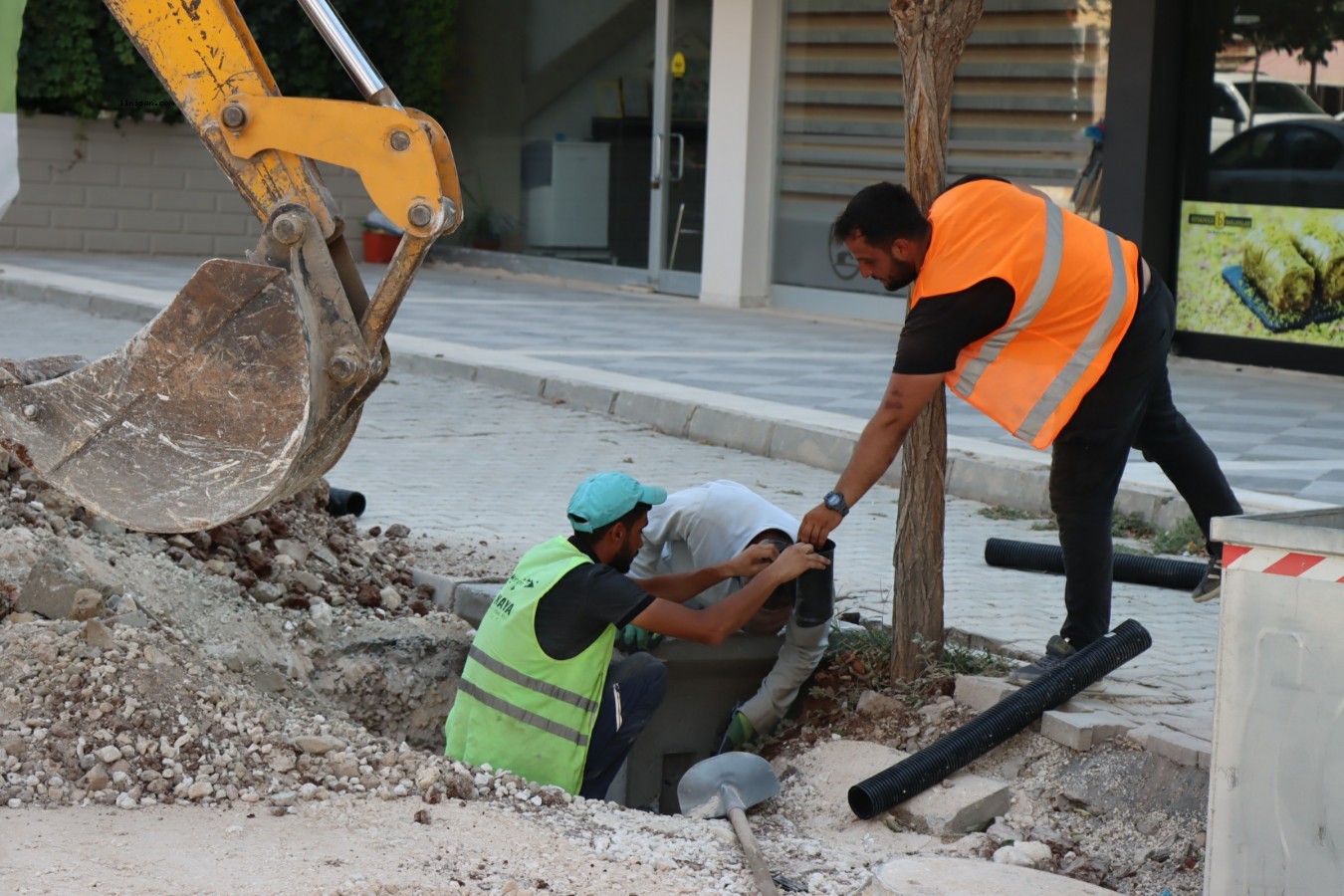 Şenevler Mahallesi’nde stabilize serim çalışmalarına başlandı;