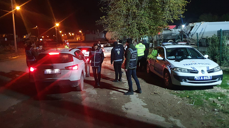 Şanlıurfa'da asayiş ve trafik uygulamaları devam ediyor;