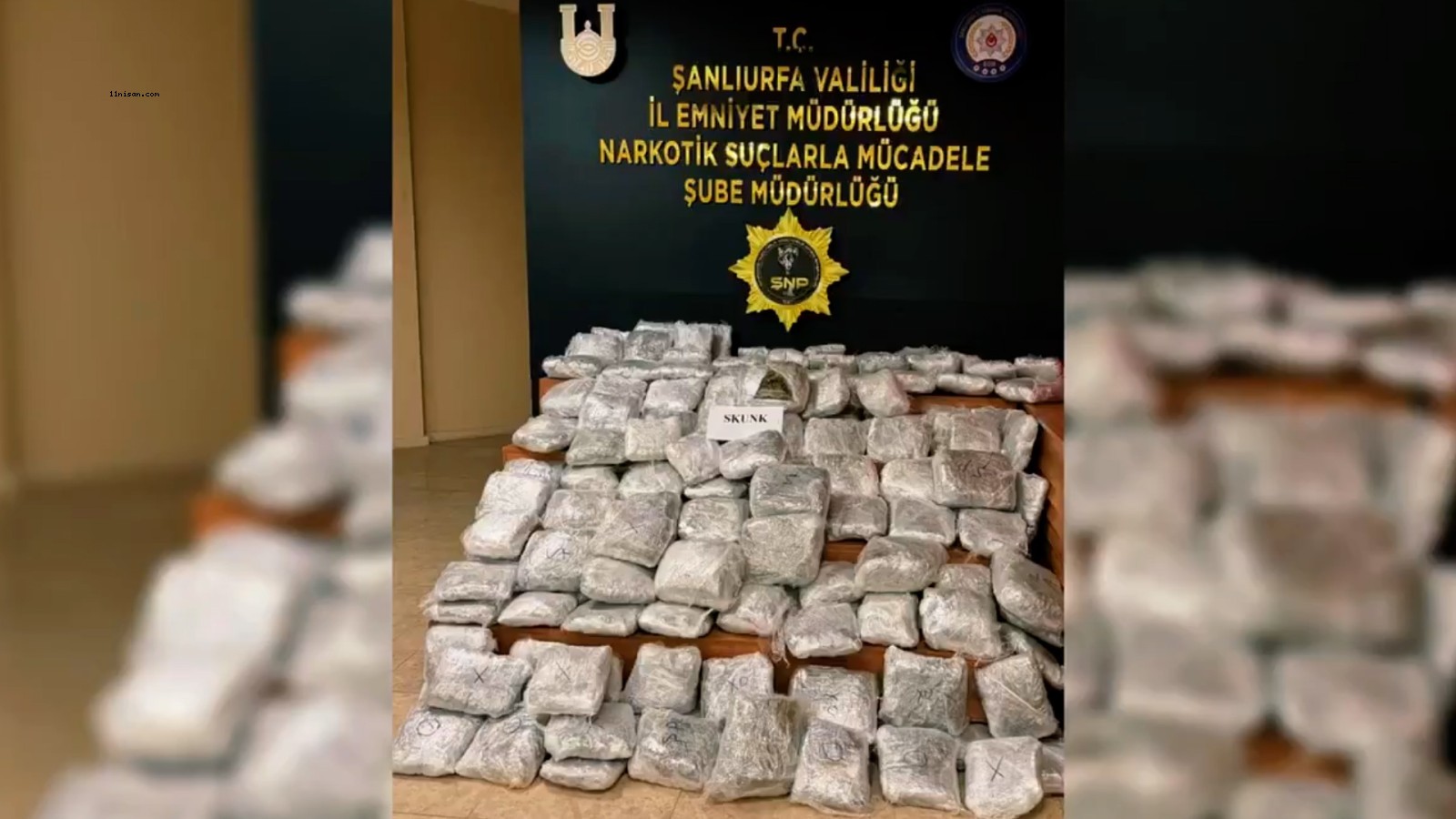 Şanlıurfa’da uyuşturucu operasyonu: 85 kilo 750 gram ele geçirildi