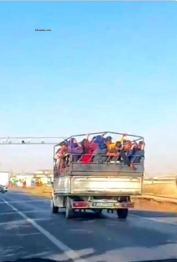SİVEREK'TE TEHLİKELİ TARIM İŞÇİLERİ YOLCULUĞU;