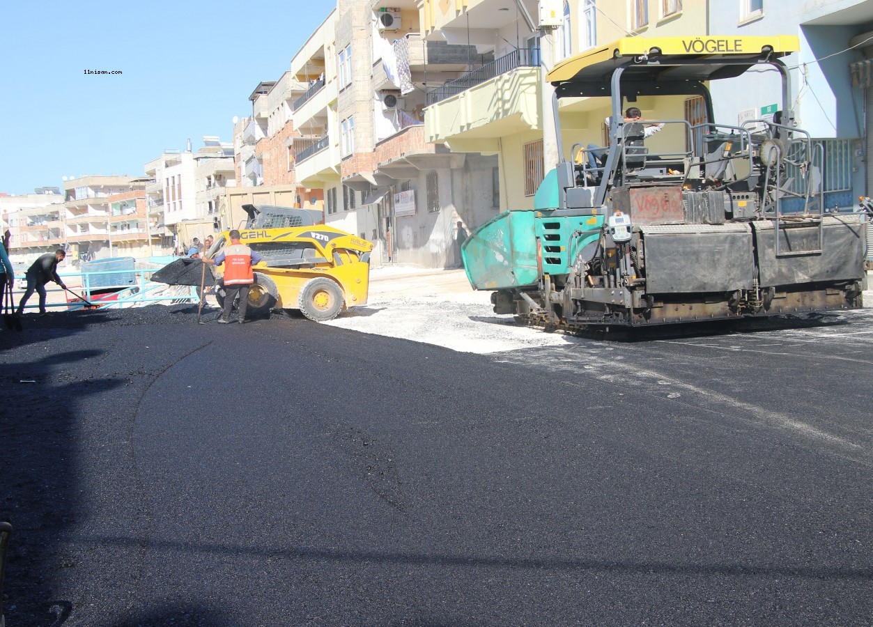 Haliliye’de yol çalışmaları sürüyor