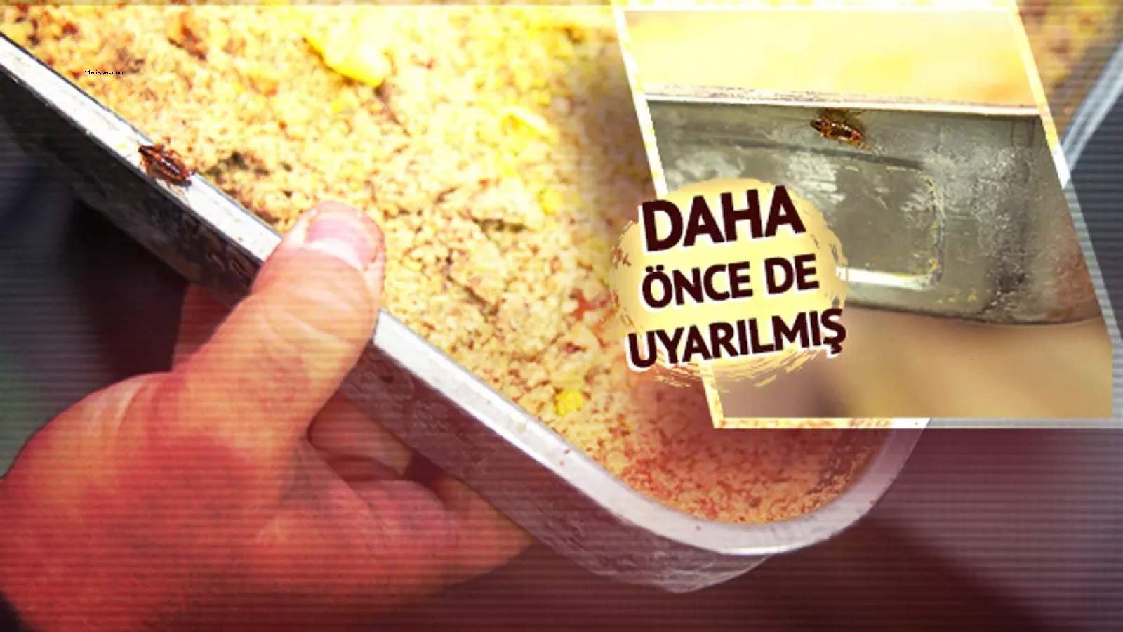 Böceklerin cirit attığı mekanda vatandaşa tatlı sunuyorlardı